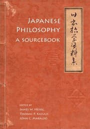Tapa de Japanese philosophy