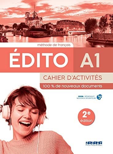 Tapa de EDITO A1 CAHIER D'EXERCICES ED22