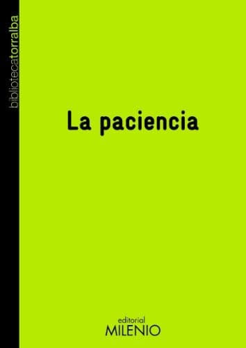 Tapa de La paciencia
