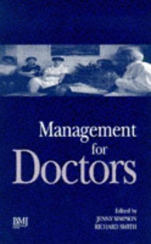 Tapa de Management for doctors