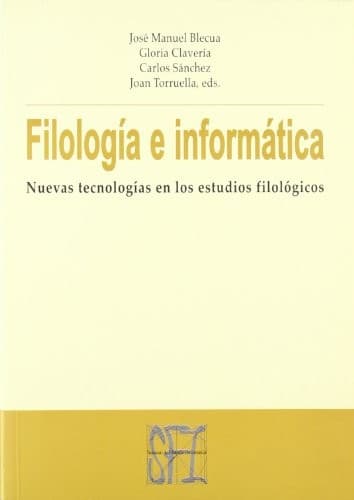 Tapa de Filología e informática