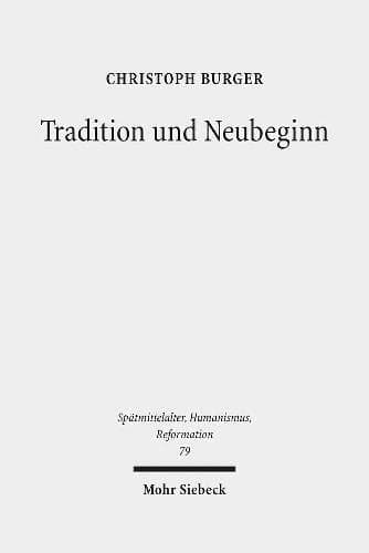 Tapa de Tradition und Neubeginn