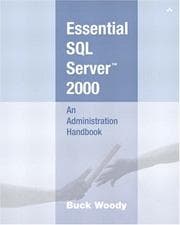 Tapa de Essential SQL Server(TM) 2000