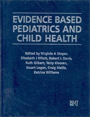 Tapa de Evidence based pediatrics and child health