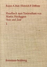 Tapa de Handbuch zum Textstudium von Martin Heideggers "Sein und Zeit"