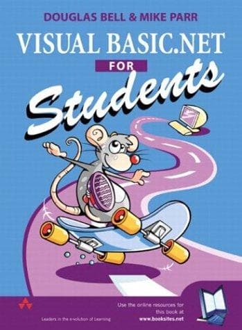 Tapa de Visual Basic . NET for students