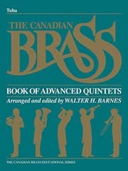 Tapa de Canadian Brass Book of Advanced Quintets