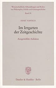 Tapa de Im Irrgarten der Zeitgeschichte. Ausgewählte Aufsätze