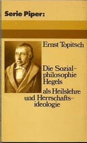 Tapa de Die Sozialphilosophie Hegels als Heilslehre und Herrschaftsideologie
