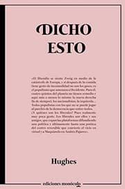 Tapa de Dicho esto