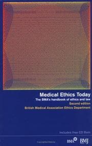 Tapa de Medical ethics today