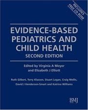Tapa de Evidence based pediatrics and child health