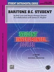 Tapa de Student Instrumental Course Baritone Student