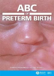 Tapa de ABC of pre-term birth
