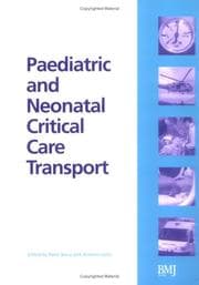 Tapa de Pediatric and neonatal critical care transport