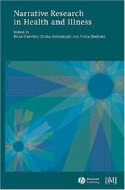 Tapa de NARRATIVE RESEARCH IN HEALTH AND ILLNESS; ED. BY BRIAN HURWITZ