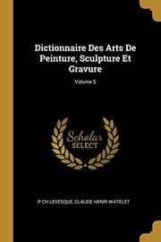 Tapa de Dictionnaire des Arts de Peinture, Sculpture et Gravure; Volume 5