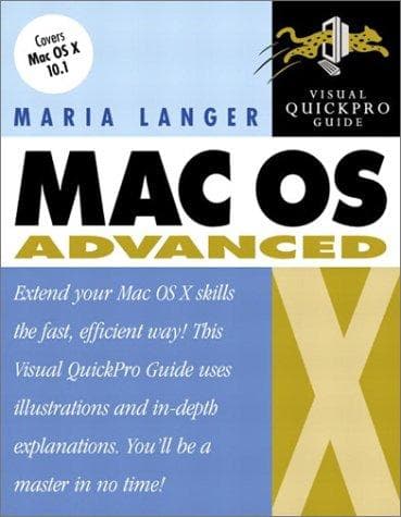 Tapa de Mac OS X Advanced Visual QuickPro Guide