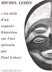Tapa de "Au-Dela D'UN Regard" (Collection Litteraire: Pergamine)
