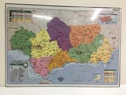 Tapa de MAPA ESCRITORIO ANDALUCIA POLTI.51X35.MU