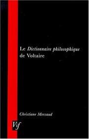 Tapa de Le Dictionnaire Philosophique De Voltaire (VIF)