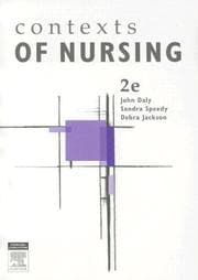 Tapa de Contexts of Nursing