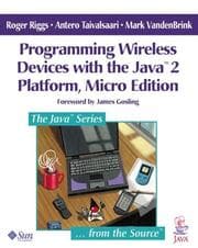 Tapa de Programming wireless devices with the Java 2 platform, micro edition