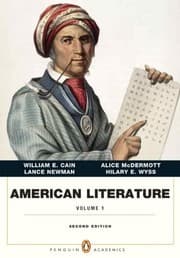 Tapa de American Literature, Volume I (Penguin Academics Series)