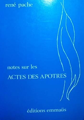 Tapa de Notes sur les Actes des Apôtres
