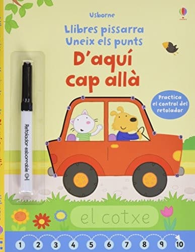 Tapa de Wipe-Clean Dot-to-Dot - Things That Go