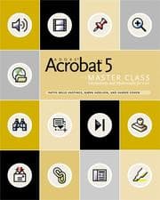 Tapa de Adobe Acrobat 5 master class