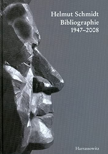 Tapa de Helmut Schmidt-Bibliographie 1947-2008