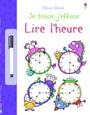 Tapa de Je trace, j'efface - Lire l'heure