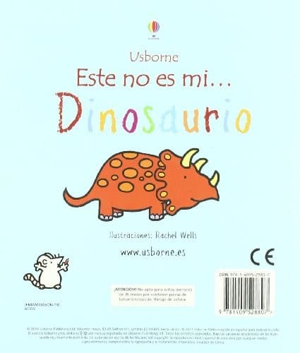 Tapa de ESTE NO ES MI DINOSAURIO
