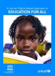 Tapa de A human rights-based approach to education for all