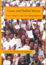 Tapa de Guns and ballot boxes