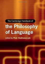 Tapa de Cambridge Handbook of the Philosophy of Language