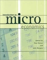 Tapa de Introduction to microeconomics