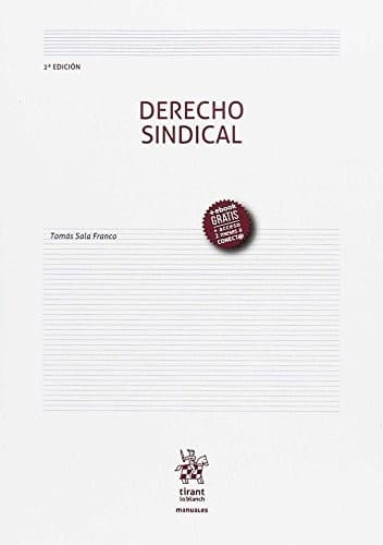 Tapa de Derecho Sindical 2ª Edición 2017