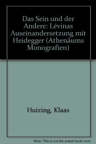 Tapa de Das Sein und der Andere