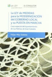 Tapa de La Ley de medidas para la modernización del gobierno local y su puesta en marcha