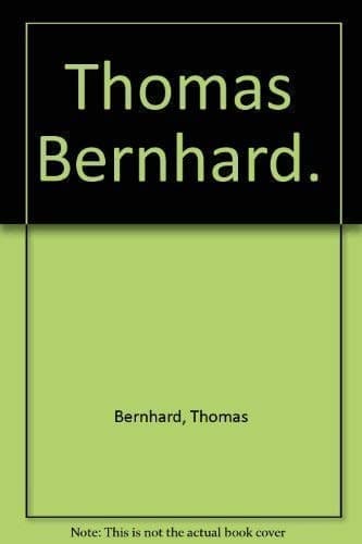Tapa de Thomas Bernhard