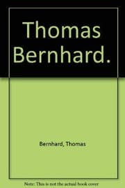 Tapa de Thomas Bernhard