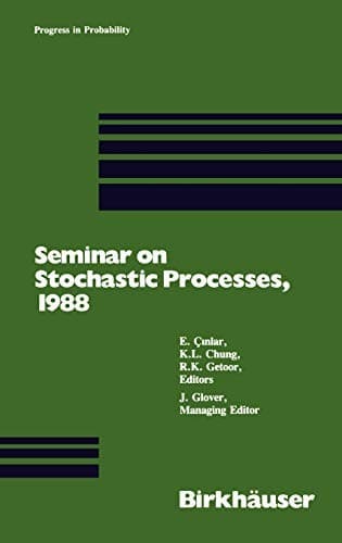 Tapa de Seminar on Stochastic Processes, 1988