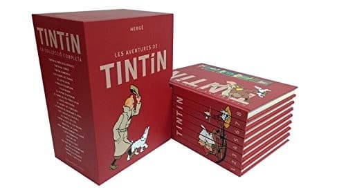 Tapa de Tintín Box. La col·lecció completa