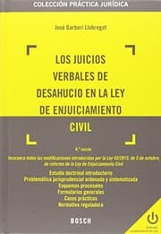 Tapa de Los juicios verbales de desahucio en la Ley de Enjuiciamiento Civil
