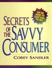 Tapa de Secrets of the savvy consumer