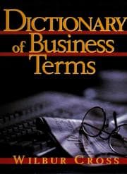Tapa de Dictionary of business terms