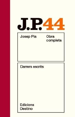 Tapa de Darrers escrits