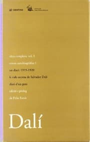 Tapa de OBRA COMPLETA SALVADOR DALÍ VOL. I - TEXTOS AUTOBIOGRÀFICS 1